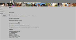 Desktop Screenshot of mariages.bonavolta.ch